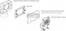 Комплект пневморозетки E-klasse Vimar Plana Silver